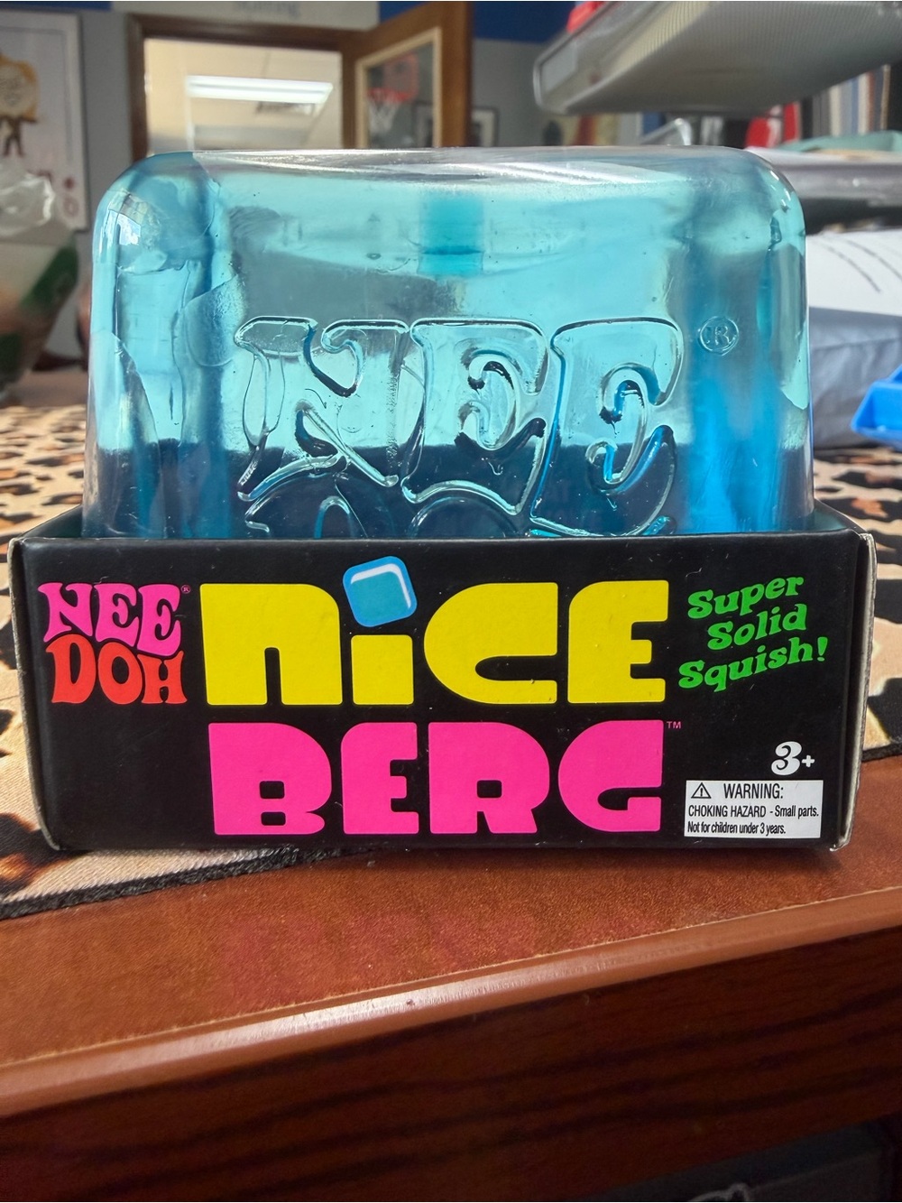 Nice Berg Super Solid Squish Toy - Blue